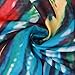 Fangkun Shower Curtain Fashionable Peacock Feathers Pattern - Polyester Fabric Bath Curtains Decor Set - 12pcs Shower Hooks are Included - 72 x 72 inches
