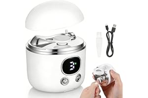 Electric Nail Clipper with Polishing and Magnifying Glass, 3-Speed Electric Nail Trimmer with Display, LED Light and Nail Scr