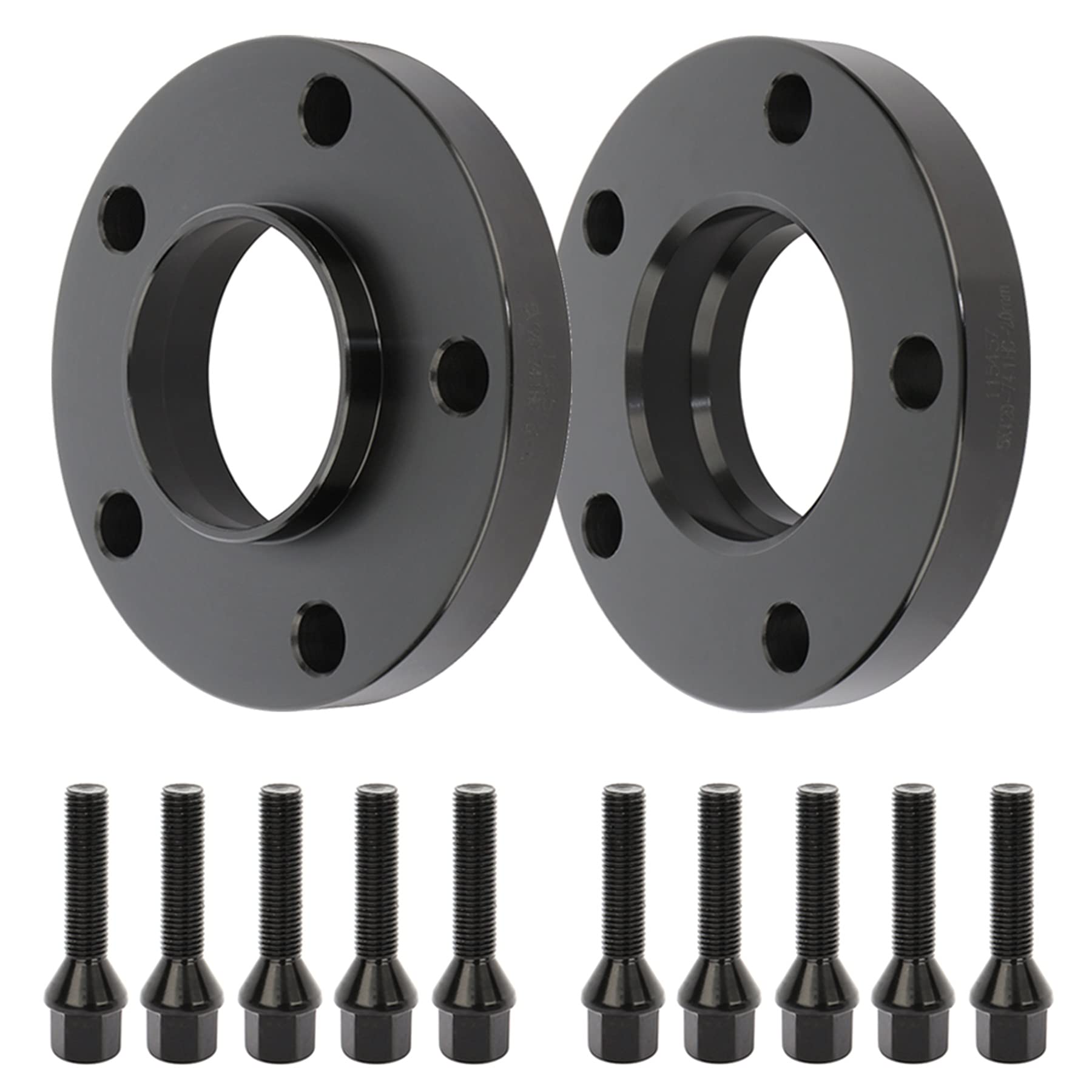 Photo 1 of SCITOO 2X 5 Lug 5x120mm to 5x120mm 74.1mm Wheel Spacers 20mm Compatible with 1996-2003 for 530i 1996-2003 for 528i with 12x1.5 Studs Wheel spacers