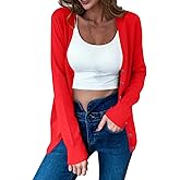 Cardigan Sweaters for Women Trendy Button Down Open Front Cardigans Lightweight Long Sleeve Fall Outfits Clothes