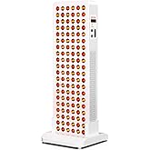BONTANNY Red Light Therapy with Base, 630/660/810/830/850nm 5 Wavelengths Red Near Infrared Light Device with 120 Dual Chip Clinical Grade LEDs, Remote Control, Timer for Face, Body, Skin, BO-600