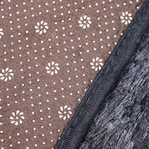 ASIinnsy Area Rugs Soft Fluffy Carpets For Living room Shaggy Rug Modern Area Rug For Bedroom Anti-Slip Rugs For Kids Room Indoor Home Decorative Carpet (Black Grey, 200 x 300cm)