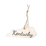 State Christmas Ornaments, Wooden Tree Holiday