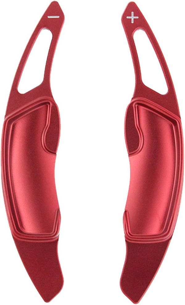 NULLA Steering Wheel Shift Paddle Blade Shifter Extension for Subaru Forester BRZ XV WRX Toyota GT86 Aluminum Accessories (Red)
