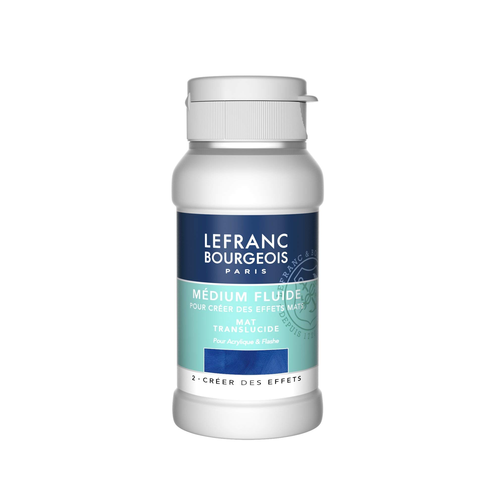 Lefranc Bourgeois 300669 LB Matte Liquid Medium 120 ml Painting, Transparent, 120 ml