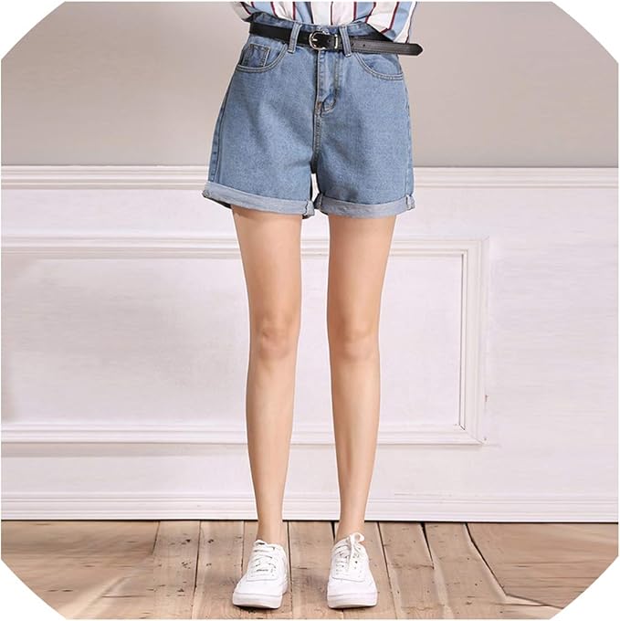 denim shorts light blue
