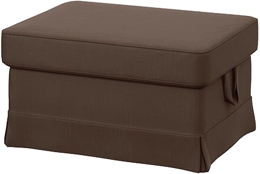Amazon Com Easy Fit The Heavy Cotton Ektorp Ottoman Cover