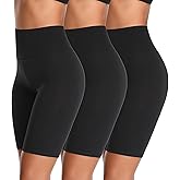 K-CHEONY Women's High Waisted Biker Anti Chafing Cotton Slip Boy Underwear Yoga Workout Shorts
