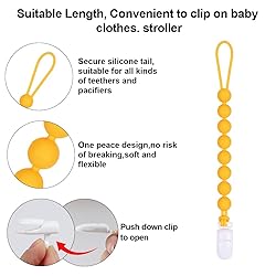 Baby Food Grade Silicone Carrier Vehicle Teether