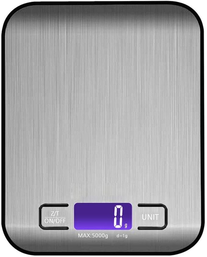EFINITO Digital Kitchen Weight Scale (Upto 5 kg, Silver)