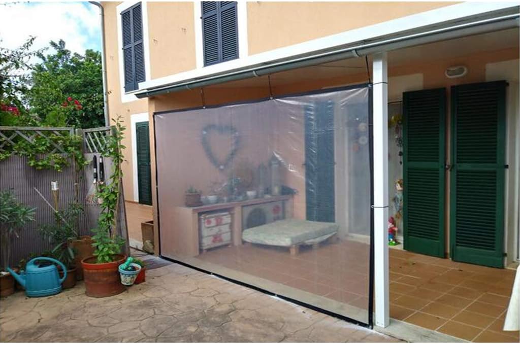 Telone Impermeabile Trasparente 420g/m² - PVC 0.3mm Con Occhielli Per Auto, Barche E Giardino - Foto 7