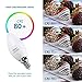 E12 Bulbs Candelabra LED Bulbs 60 Watt,Acaxin E12 Daylight 5000K LED Chandelier Bulbs,600 Lumen, Non-Dimmable,6 Pack