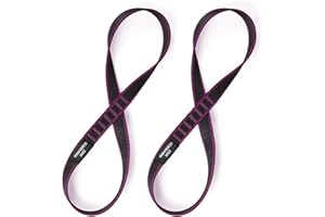 KLYTORX 18mm Nylon Climbing Sling Runner 23KN CE2008/EN566 Certified - Webbing Straps for Outdoor Rock Climbing, Rappelling, Swing, Yoga Hammock etc