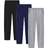 JINSHI Womens Pajama Pants with Pockets Soft Comfortable Lightweight Elastic Drawstring Modal Pajama Bottoms Lounge Pants