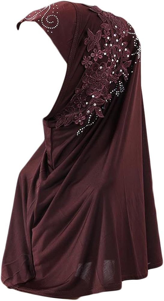 UK_Stone Hijab Kopftuch Damen - Chiffon Muslimische Kopfbedeckung