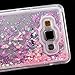 Galaxy Grand Prime Case, PHEZEN [Liquid Glitter] Transparent 3D Glitter Quicksand and Bling Sparkle Love Heart Dynamic Flowing Clear Hard Back Case for Samsung Galaxy Grand Prime (Heart: Pink)
