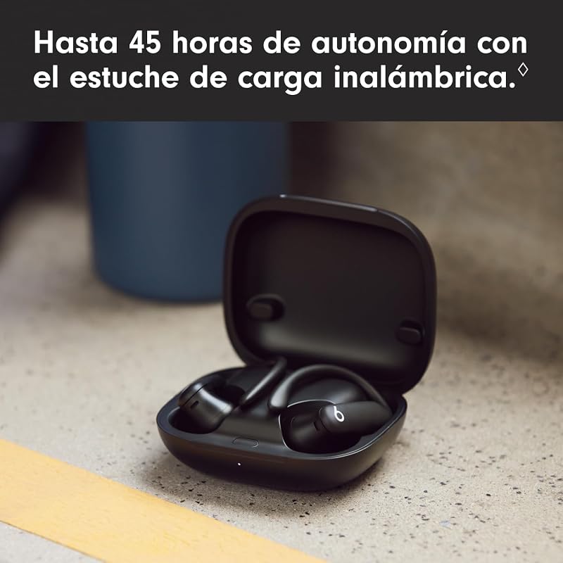 Powerbeats Pro 2 Auriculares Bluetooth inalámbricos- Cancelación Activa del Ruido, clasificación IPX4, hasta 45H con Estuche de Carga, Funciona con Apple y Android - Negro Azabache