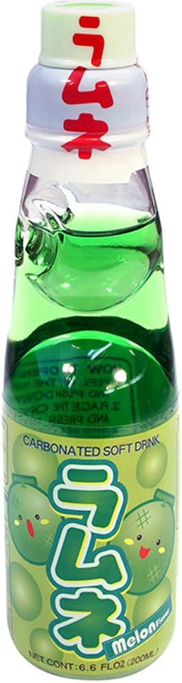 Ramune (Melon Flavor) - 6.76fl oz by Shirakiku. by Ramune