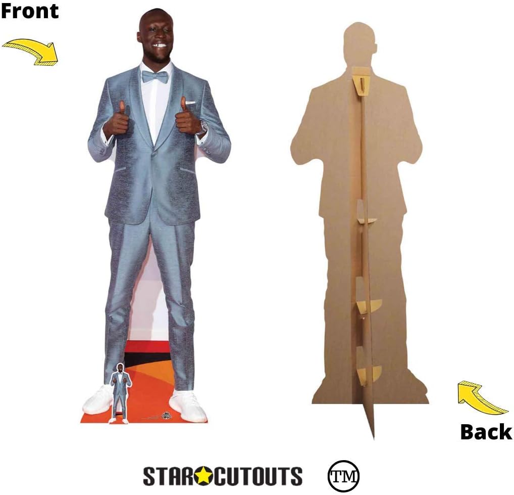 Star Cutouts Ltd Star CS810 Stormzy Lifesize Cardboard Cutout/Standee/Standup Perfect for Fans Displays and Collectors Height 194cm Width 67cm - Image 4