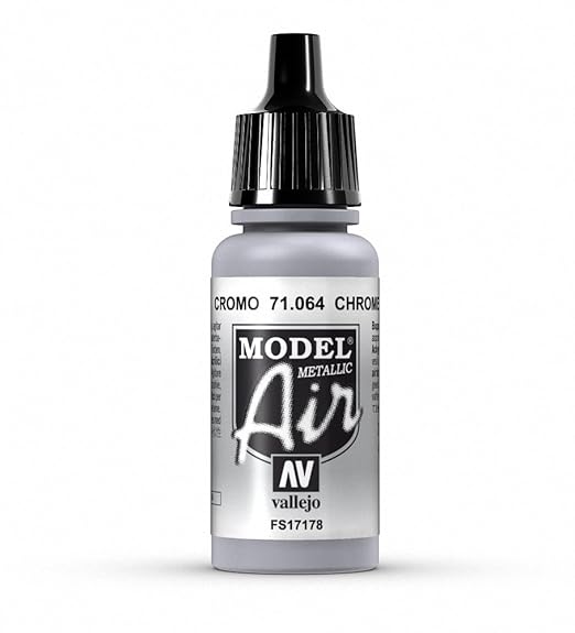Vallejo Model Air Acrylfarbe, 17 ml Metallic Chrome
