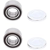 FKG 510056 Front Wheel Bearing fit for 2000-2011 Ford Focus, 2011-2013 Ford Fiesta, 2011-2014 Mazda 2, 2010-2019 Ford Ecosport (FWD Only), Set of 2