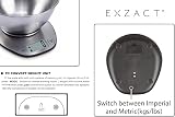 EXZACT Digital Kitchen Scale with Stainless Mixing Bowl 5 kg Capacity view 6