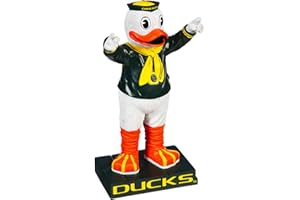 TEAM SPORTS AMERICA Evergreen Enterprises NCAA Oregon Ducks Mascot DesignGarden Statue, Team Colors, One Size