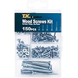 T.K.Excellent Wood Screw Phillips Flat Head Screws Assortment Kit (DS6582-021)