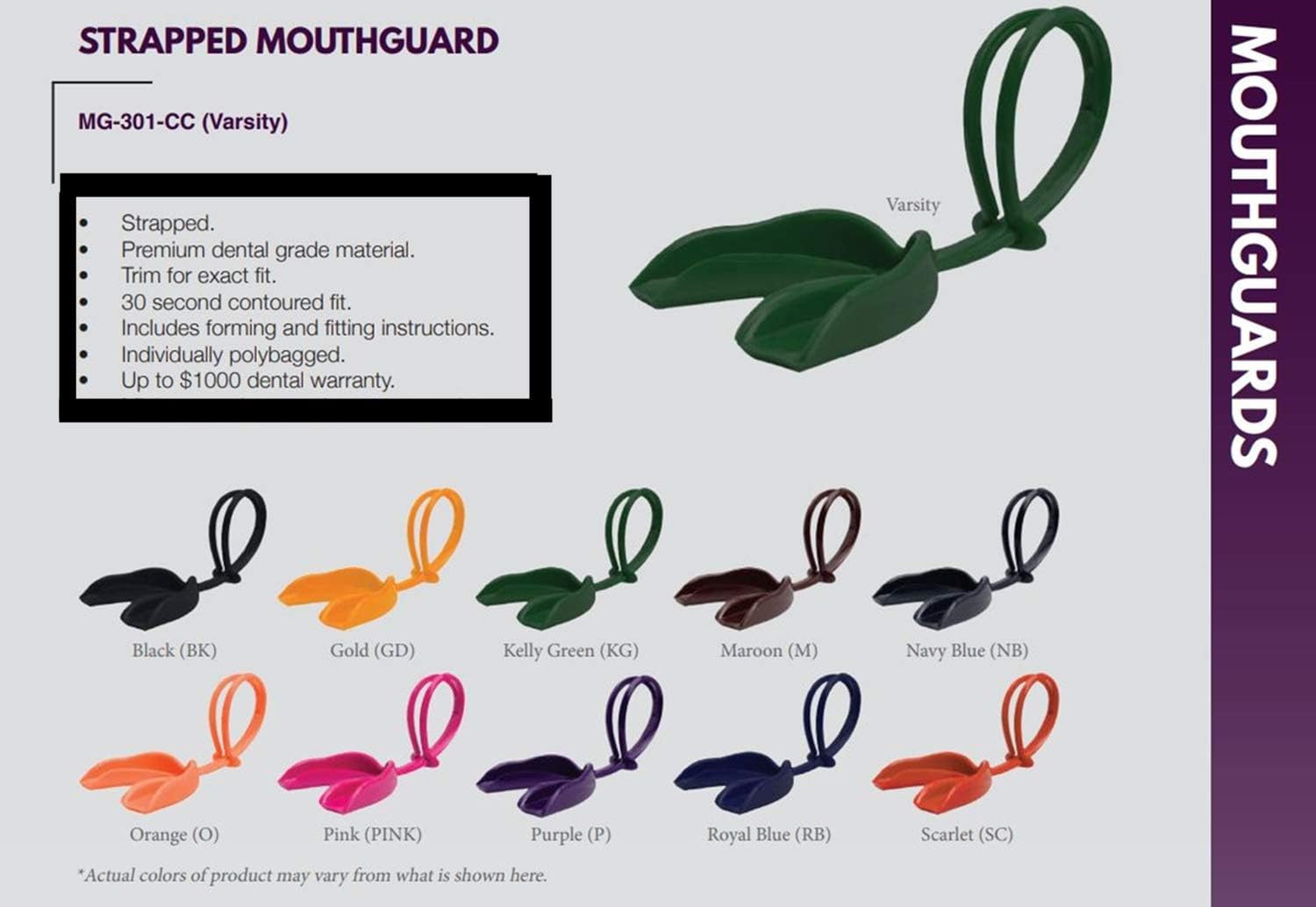 Adams USA Sport Adult Varsity Mouthguard : Sports & Outdoors