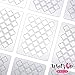 Whats Up Nails - Moroccan Vinyl Stencils for Nail Art Design (2 Sheets, 24 Stencils Total)