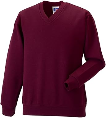 v neck school sweatshirt