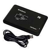 125KHz and 13.56MHz RFID Reader &ndash; Card Scanner for EM4100 &amp; 1326 Card, USB | Dual-Frequency NFC, No Drivers Ever, Types UIDs Instantly. Works on Windows, Mac, iOS, Android, Linux.