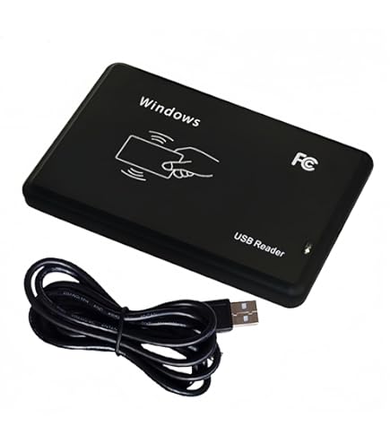 Toegangskaartlezer, SD-kaartlezer USB 125 Khz 13,56 Mhz NFC IC/ID RFID- kaartlezer(125Khz ID card