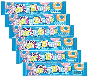 Fox's Party Rings 125g - Pack of 6