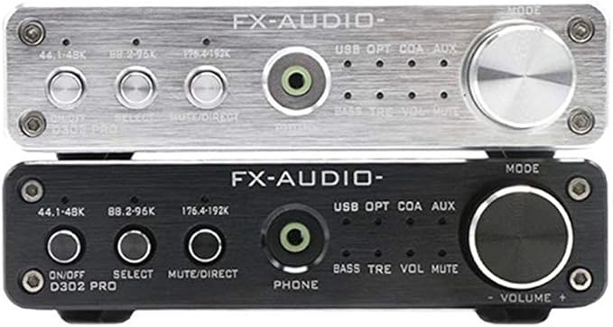 Amazon Co Jp Fx Audio D302pro アンプ デジタルオーディオアンプ Sta369bw Pcm1808 Ak4113vf Usb光同軸aux入力 w w 24bit 192khz シルバー 家電 カメラ