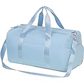 MABROUC Duffle Bag For Women, Sports Duffel Bag for Gym with Wet Pocket & Shoe Compartment, Overnight Weekender Travel Bag
