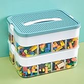Amazon.com: Plastic Storage Organizer for Lego Box Kids Child Toy ...
