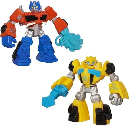 juguetes de optimus prime y bumblebee