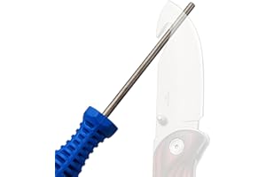 WARTHOG SHARPENERS Warthog Gut Hook File - 600 Grit Diamond Rod, Ideal for Gut Hook Blades - Contoured Handle for Ease of Use