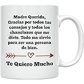 Casitika Regalos para Mama. Tazas para Cafe de Dia de Madres. Querida Madre Mug for Mothers Day in Spanish. Gifts for Latin Mom for Birthday. (11 oz White)