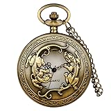 Fogitbok Vintage Quartz Pocket Watches for Men with