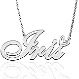 AQGS Iris Custom Name Necklace Customized