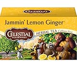 Celestial Seasonings Jammin' Lemon Ginger Herbal Tea, 20 Count