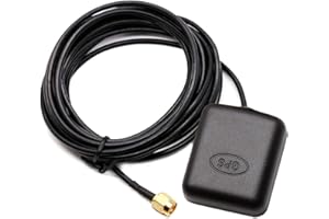 SAFERCCTV Universal GPS Navigation Antenna SMA Aerial Connector Extension Cable for Car GPS Navigation in-Dash Head Unit Stereo DVR-Straight Plug (Straight)