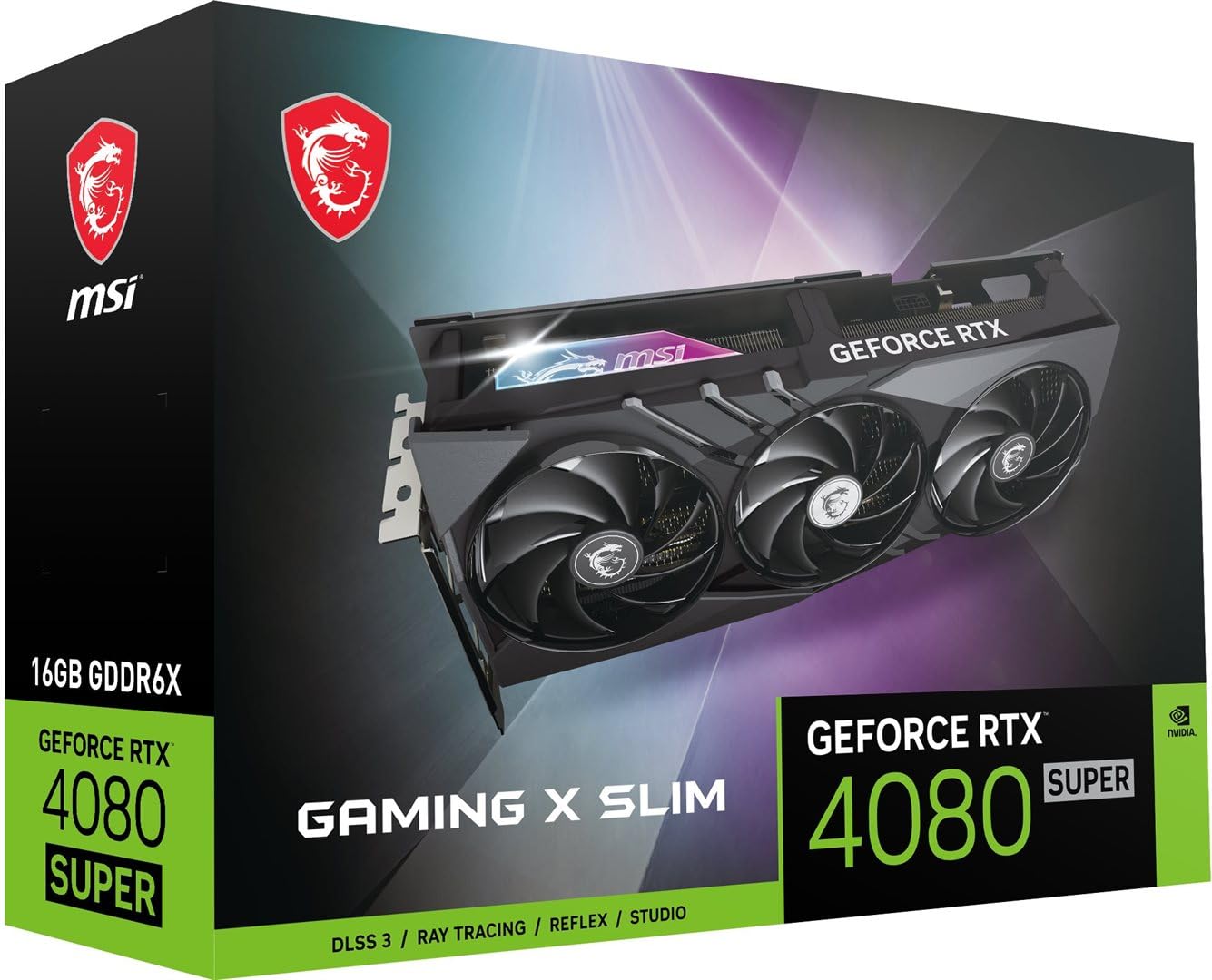 Photo 1 of MSI GeForce RTX 4080 Super 16G Gaming X Slim