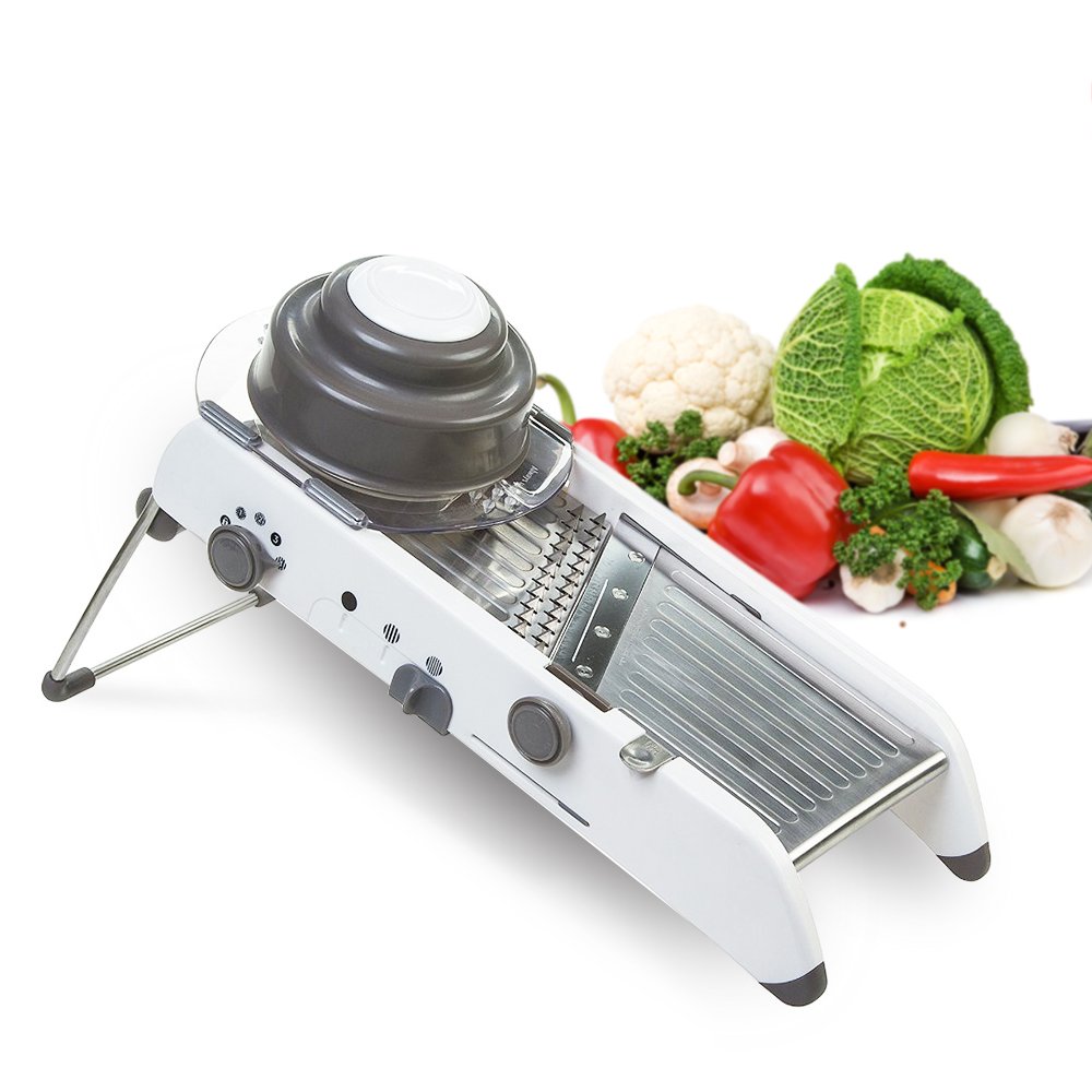 LEKOCH Manual Mandoline Waffle Julienne Slice Vegetable Slicer & Cutter
