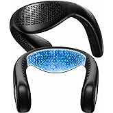 TORRAS COOLiFY Air 2026 Upgraded Neck Fan Air Conditioner, Dual-Airflow Pro Cooling, Ultra Light Portable Fan Rechargeable, Personal Cooling Fan Travel Essentials, Gift for Dad Husband Father, Black