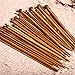 18 Pieces Bamboo Knitting Needles Set NUOMI Single Round Pointed Straight Wooden Knitting Kits, 18 Sizes from 2.0mm to 10.0mm