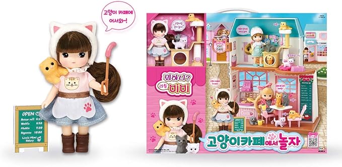 Amazon Mimi World 猫カフェで遊ぼう 女の子のおもちゃ 人形 海外直送品 人形 ドール おもちゃ