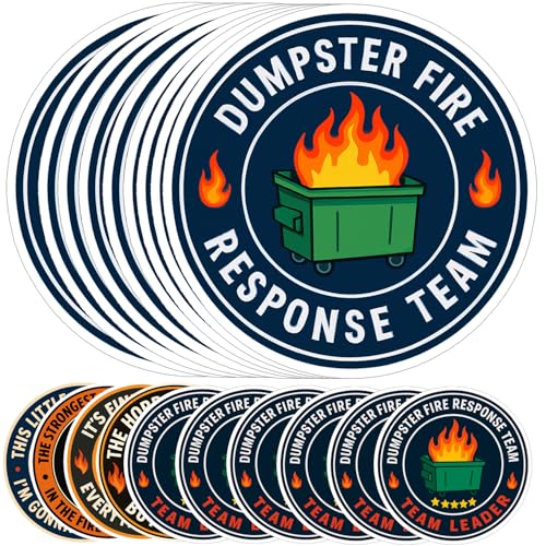 Dumpster Fire Response Team Stickers
